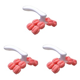 Baluue 3 Pcs Ergonomic Design Handheld Massage Roller Foam Roller Body Relaxer Muscle Relaxer