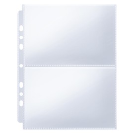 HUAFENGSH 320Photos 4.3x6.2 inch Photo 7Ring Photo Sleeves for 6/3/2 Ring Binder, Clear Photo Album Refill Pages, Photo Pages Sheets 8.8inch x 7inch (60 Pack)