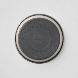 Matte Stainless Steel Cat Dog Dish Bowl - Silver