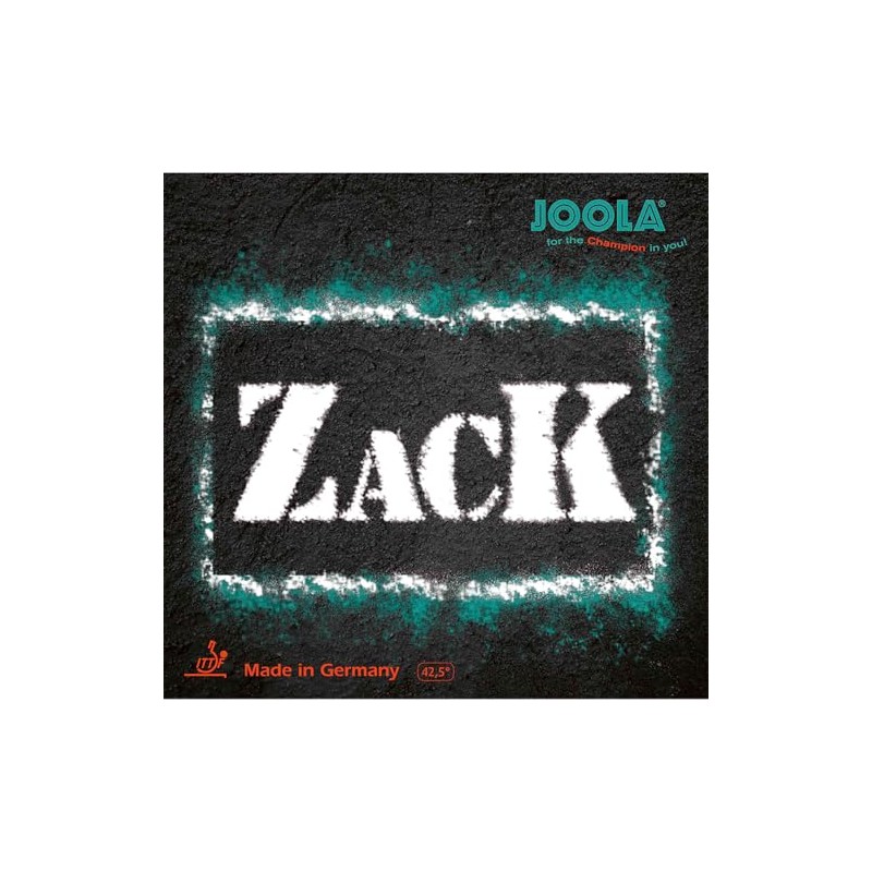 JOOLA Zack Table Tennis Rubber (Red, Max)