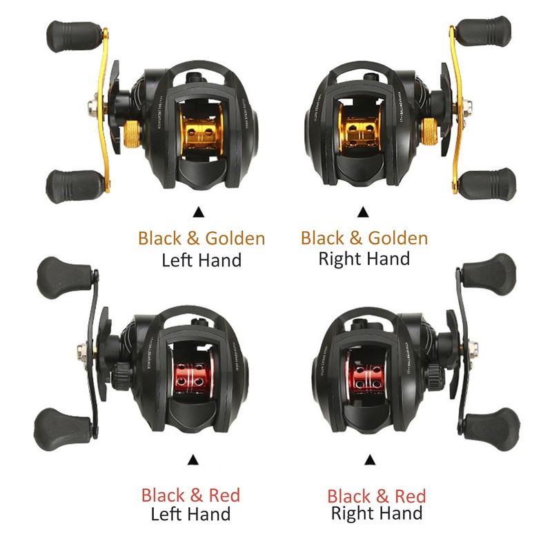 Ultra Smooth 17 + 1 BB Baitcasting Fishing Reel Baitcaster