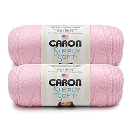 Bulk Buy: Caron Simply Soft Yarn Solids (2-Pack) (Soft Pink)