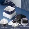 2 Denture Box Set, Retainer Cases with 2 Finger Toothbrushes,