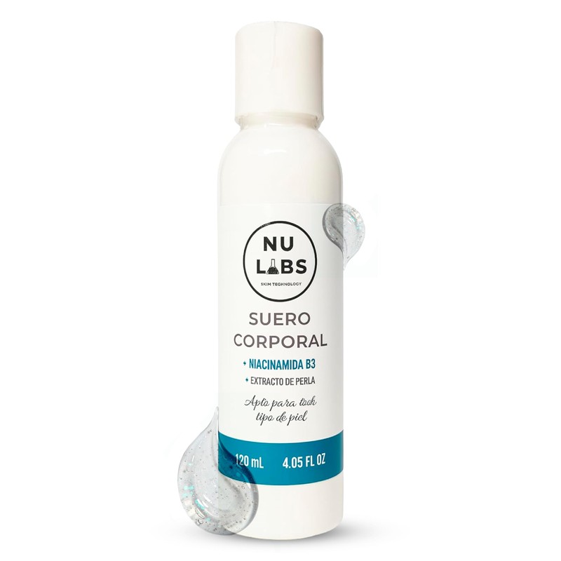 NU LABS Suero Corporal con Niacinamida B3 y Perla, Tono