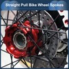 INFINAUTO 20 Set 14G Straight Pull Bicycle Spokes 221mm Straight