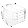 Transparent Makeup Organiser, Eyelash Storage Box, 8 Layers False Eyelash