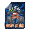 Nickelodeon Blaze and The Monster Machines Plush Throw Blanket -