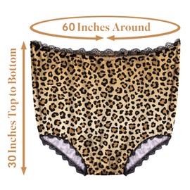 FreeNFond Granny Panties Funny Gag Gifts for Adult Women Men Wedding Party Bride Big Mama Undies Prank Giant Mormon Underwear