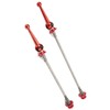 CANSUCC 2pcs Bicycle Wheel Skewer Aluminum Alloy Quick Release Titanium