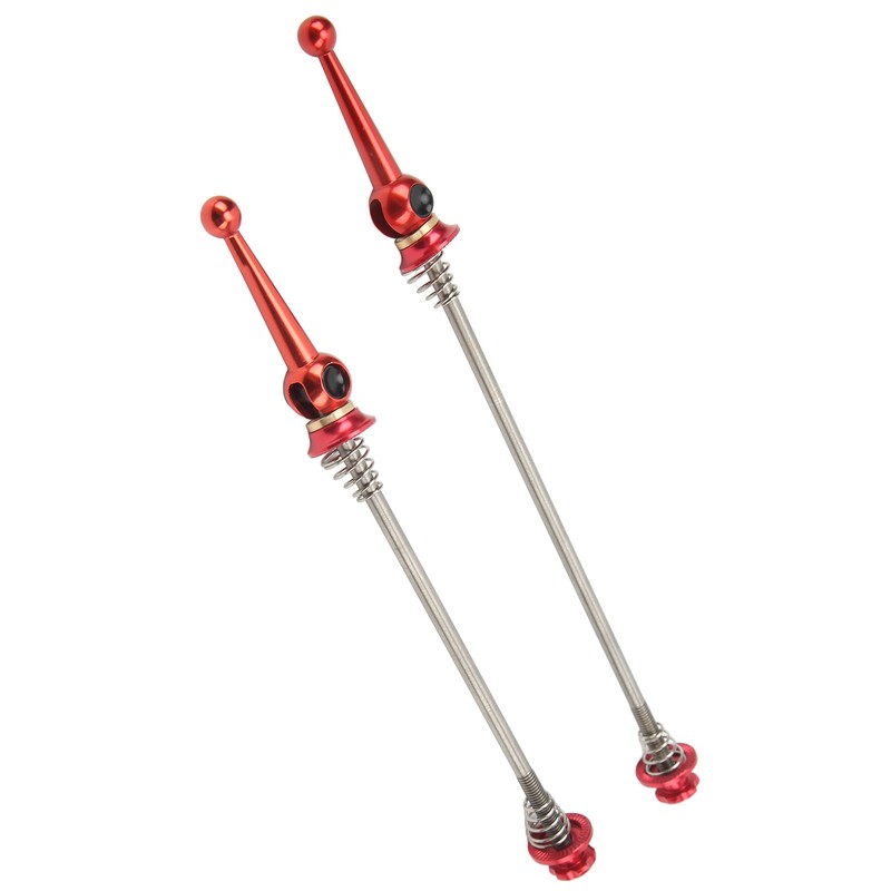 CANSUCC 2pcs Bicycle Wheel Skewer Aluminum Alloy Quick Release Titanium