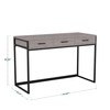 Martha Stewart Ollie Home Office Desk with 3 Drawers in
