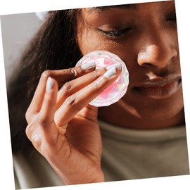 Baluue Portable Magnetic Foundation Brush Lid Diamond Makeup Brush Tool for Women