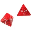 60 Gem Multi-Sided Dices Polyhedral Dice Set D4 D&D TRPG