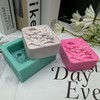 Flower Silicone Soap Molds Flowers DIY Craft Handmade Soap Mold
