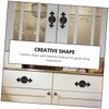 TEHAUX 4Pcs Durable Zinc Alloy Cabinet Door Pull Handles with