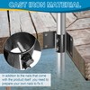 Stationary Dock Inside Corner Leg Pipe Holder, Heavy-Duty Floating Dock