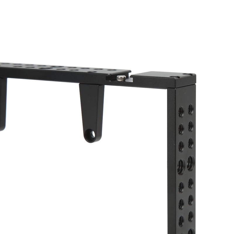 Monitor Cage Aluminum Alloy Multi 1/4 3/8 Holes Professional Camera