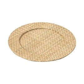 Premier Housewares Pandanus Charger Plate - Light Natural