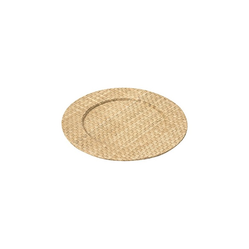 Premier Housewares Pandanus Charger Plate - Light Natural