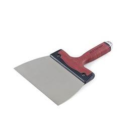 Nespoli N0D16144716 Stainless Steel Shaving Spatula with Rubber Handle 160 mm