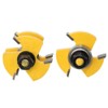 Mesee 1/2 Inch Shank Matched Tongue Groove Router Bits Set,