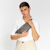 Lazarotti Bologna Women's Leather Belt Bag, Adjustable Shoulder Strap, Large