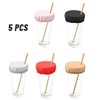 OYANIMO 5 Pcs Drink Covers for Alcohol Protection, Reusable Drink