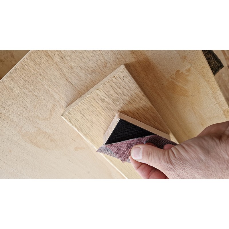 Sanding Block with Velcro Fastener Dimensions 115 x 64 x