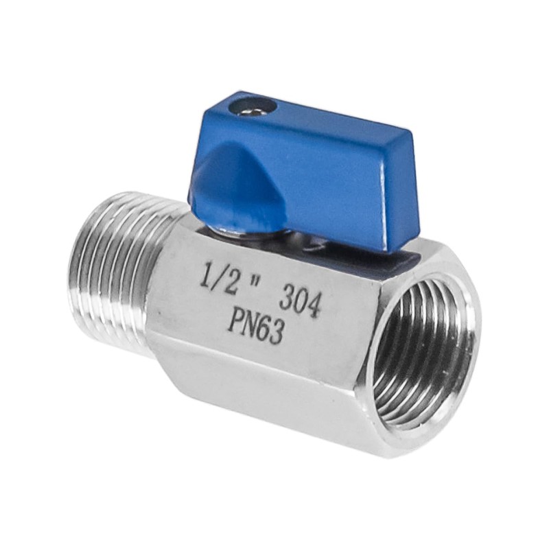 Tiardey Mini Ball Valve Stainless Steel Mini Ball Valve PN63