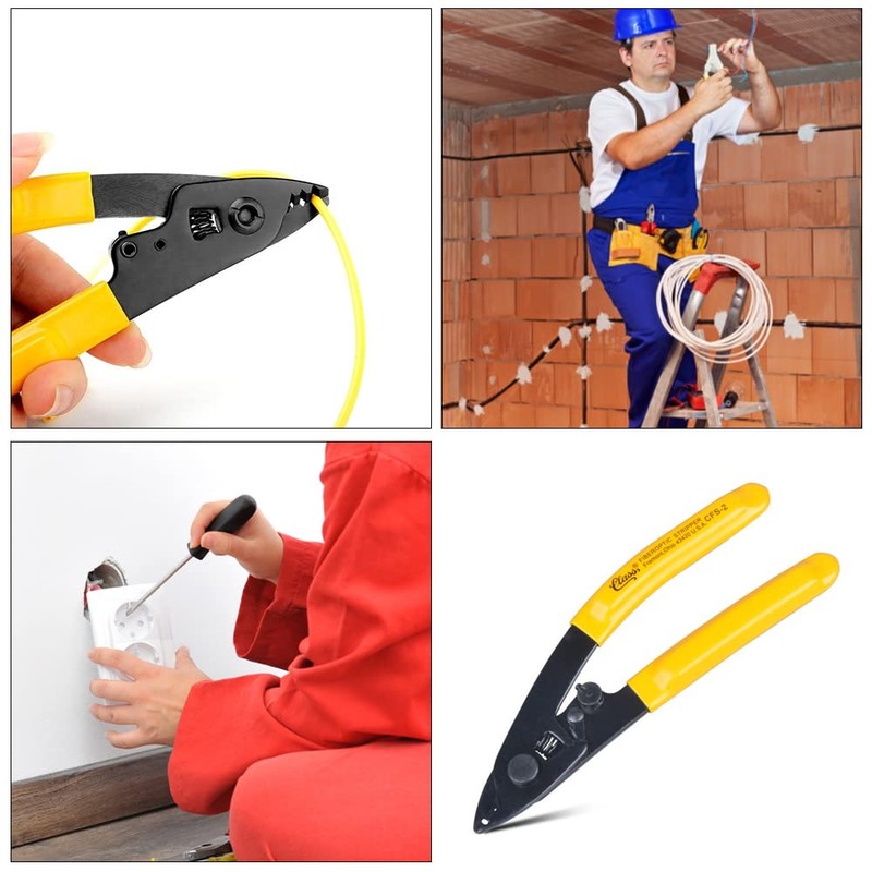 Fibre Optic Cable Stripper Labor Saving Wire Stripper Steel Hole