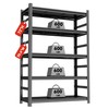 BEESTMUEBLE 3000lbs Garage Shelving,Standing Heavy Duty Metal Shelves,5 Tier Adjustable