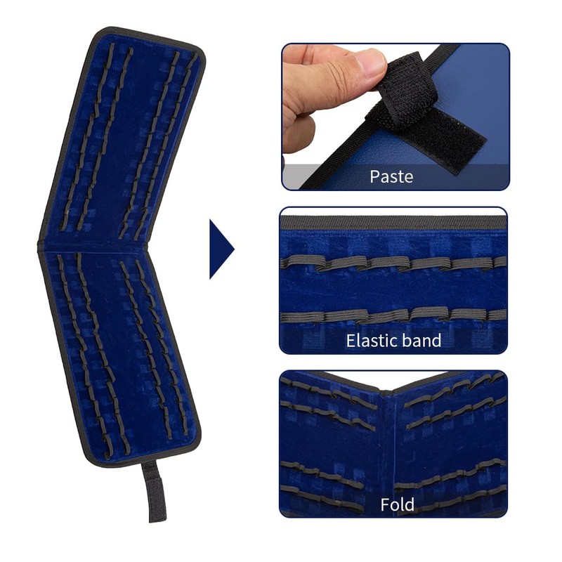 2 Pack Homeopathy Organizer Box, Foldable Homeopathy Storage Case, Homeopathy