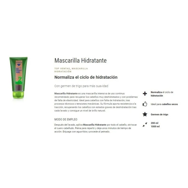 Salerm Biokera Natura Mascarilla Hidratante 200ml