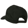 Ace Military Card Patched Solid Twill Cap - Black OSFM
