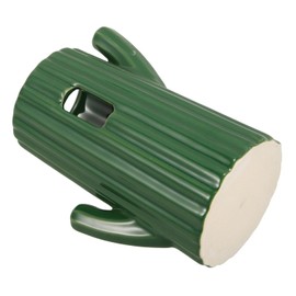 WOONEKY Soporte para Botella de Agua para Hámster Diseño Original de Cactus, Dispensador Temporal de Agua en Cerámica y Plástico Adecuado para Transporte