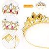 NODG Tiaras and Crowns for Women with Hair Comb Gold