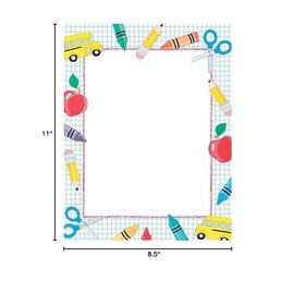 Great Papers! Escuela Stuff membrete, 80 unidades, 8.5 x 11 pulgadas (2013195)