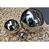 garten-wohnambiente Set of 3 Decorative Polished Stainless Steel Spheres, 15/10/5