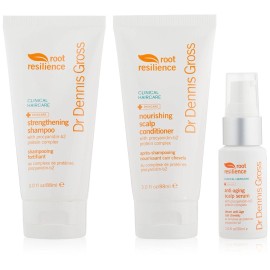 Dr. Dennis Gross-Anti-Envejecimiento Cuidado del Cabello Colección Inicial/Champú, Acondicionador, Suero