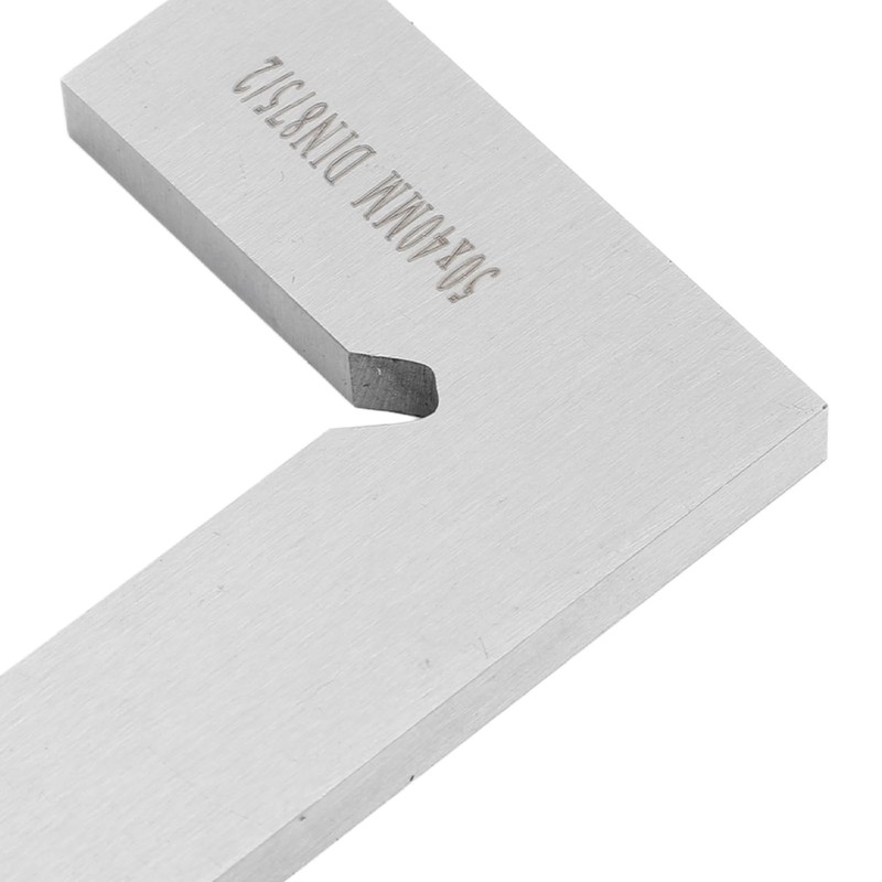 Topyond Machinist Square 90 Degree, 50x40mm Carbon Steel Right Angle