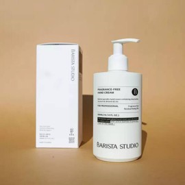 brand Hand cream large capacity 300ml pump type unscented non-irritating hand cream highly moisturizing Barista Studio / 핸드크림 대용량 300ml 펌프형 무향 무자극 손크림 고보습 바리스타스튜디오