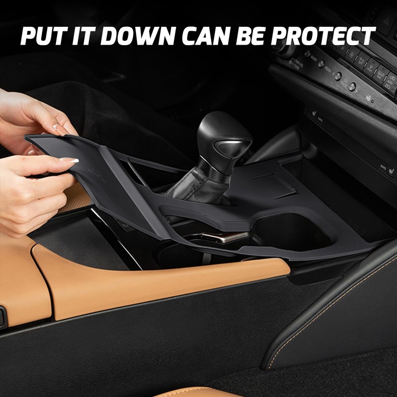 GCZCC Silicone Car Gear Shift Panel Trim Cover for Lexus