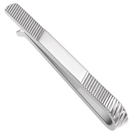 Tie Clip for Men Gun Black Gold Silver, Tie Bar and Tie Pin Clip for Regular Ties Traditional Ties, Unique Mens Tie Clip Tie Clasp Black Suitable for Wedding, 2.5 inch, Non-Precious Metal, No Gemstone