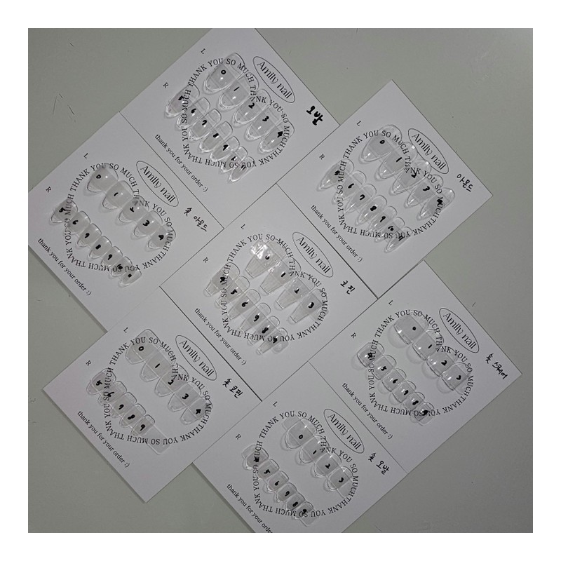 Sample Tip [Handmade Nail Tip] Emily Nail - Stiletto /