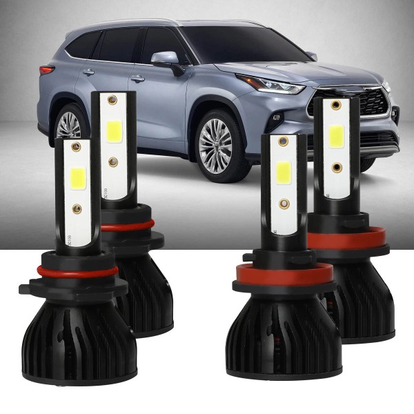 SHENKENUO For Toyota Highlander 2014-2020 Headlight High Low Beam 9005