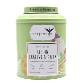 Tea People Ceylon Gunpowder Green - 125g Tin Caddy