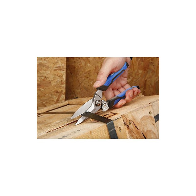 Kobalt 3-in Serrated Molded Grip Heavy Duty Scissors