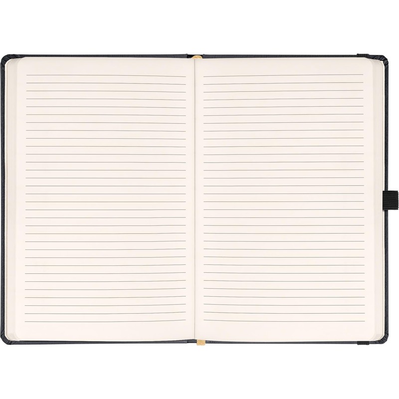 NOTIQUE Notebook Lined, Hardcover Notebook, Journal, Diary with Elastic Band