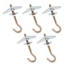Hsthe Sea Pack of 5 Spring Dowels M6, Ceiling Hooks