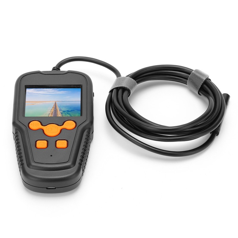 2MP Industrial Endoscope Handheld 2.4in HD Screen Waterproof 8mm Lens